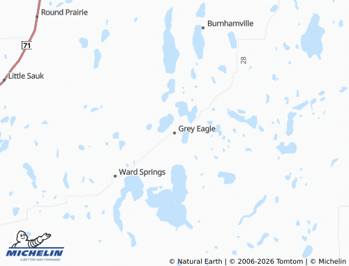 Mappa MICHELIN Grey Eagle - ViaMichelin