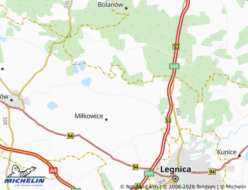 Mappa MICHELIN Grzymalin - ViaMichelin