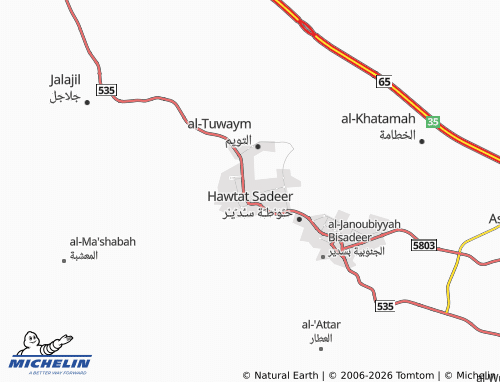 MICHELIN-Landkarte al-Nakheel - ViaMichelin