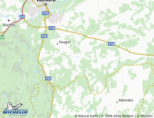 Mapa MICHELIN Mūrmuiža - ViaMichelin