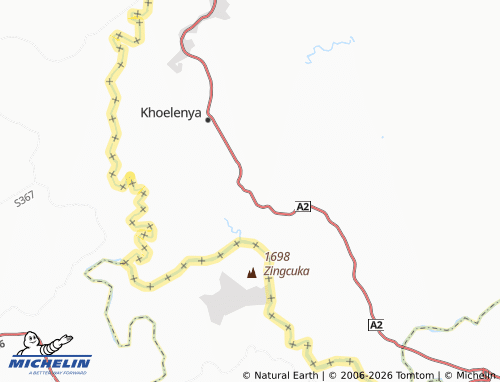 MICHELIN Bastard Hoek map - ViaMichelin