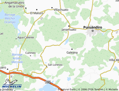 MICHELIN-Landkarte Ururuta - ViaMichelin