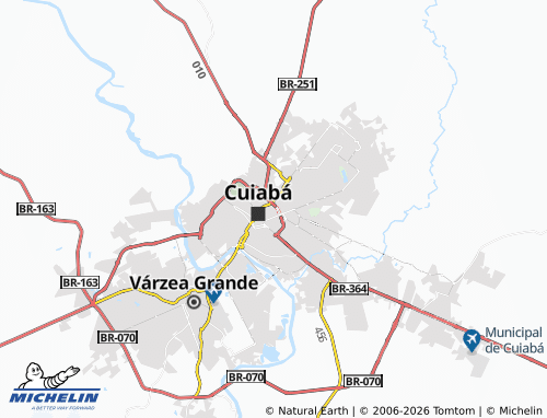 MICHELIN Baú map - ViaMichelin