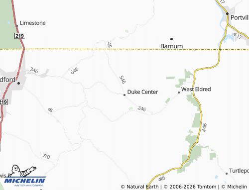 MICHELIN Duke Center map - ViaMichelin