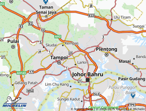 Mapa MICHELIN Taman Indah - ViaMichelin