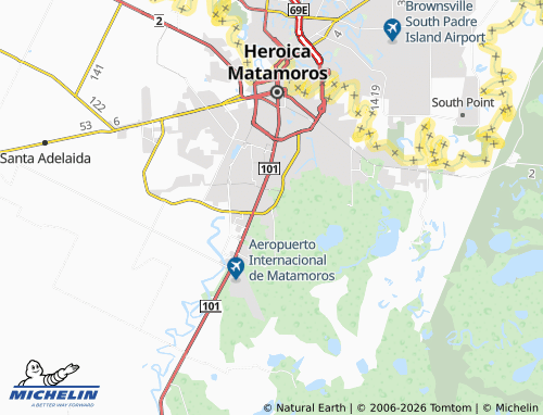 Mappa MICHELIN Valle de Anáhuac - ViaMichelin