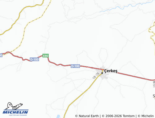 MICHELIN-Landkarte Bedil - ViaMichelin