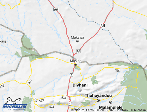 MICHELIN-Landkarte Beitbridge - ViaMichelin