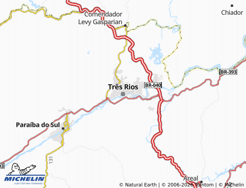 Mapa MICHELIN Três Rios - ViaMichelin