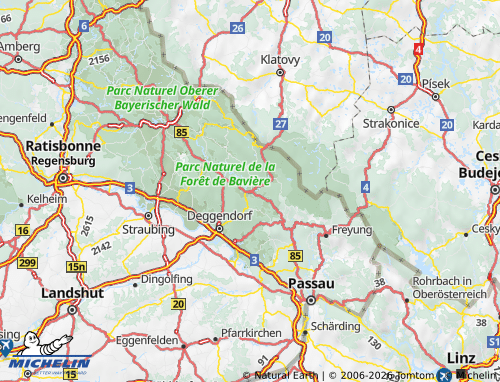 MICHELIN Regen map - ViaMichelin