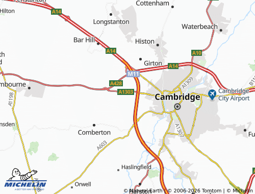 Carte MICHELIN Coton - ViaMichelin
