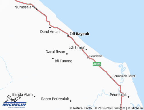 MICHELIN Seuneubok Kulam map - ViaMichelin