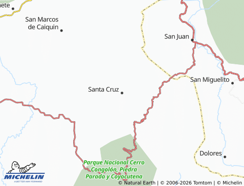 Mapa MICHELIN Santa Cruz - ViaMichelin