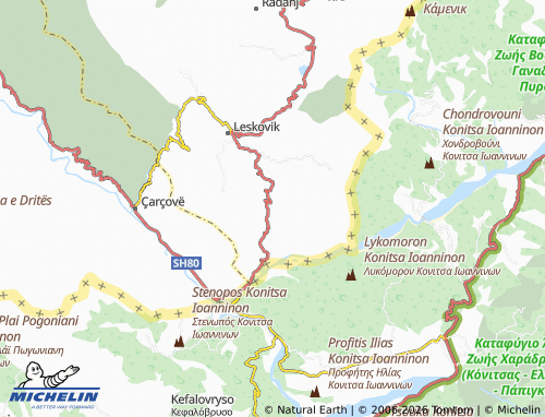 Mappa MICHELIN Glinë - ViaMichelin