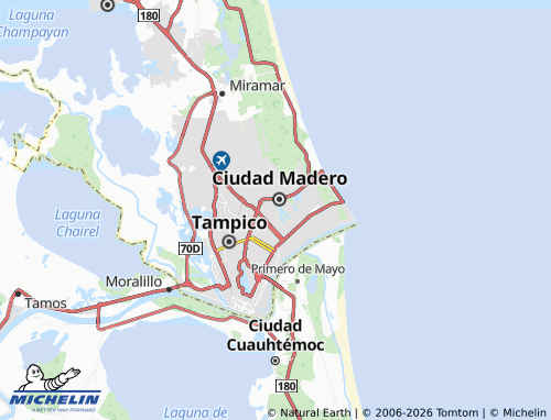 MICHELIN Sector Benito Juárez map - ViaMichelin