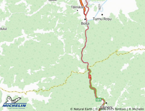 MICHELIN Lotrioara map - ViaMichelin