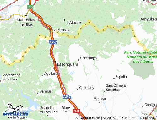 Mapa MICHELIN Cantallops - ViaMichelin