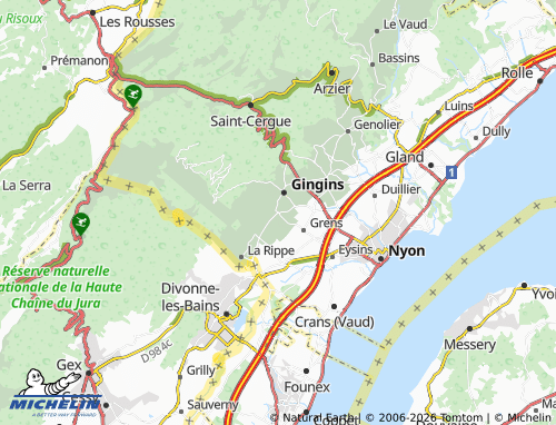 Mapa MICHELIN Chéserex - ViaMichelin