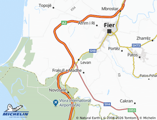 Mappa MICHELIN Levan - ViaMichelin