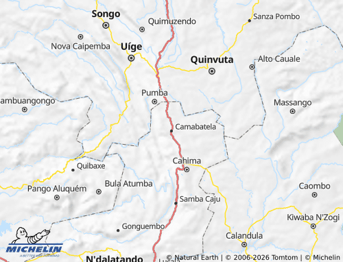 MICHELIN Ambaca map - ViaMichelin