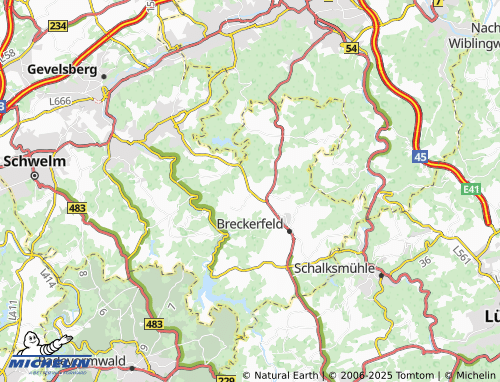 MICHELIN-Landkarte Delle - ViaMichelin