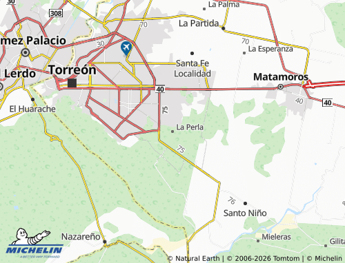 Mapa MICHELIN La Perla - ViaMichelin