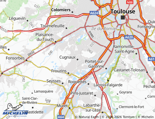 Mappa MICHELIN Cugnaux - ViaMichelin