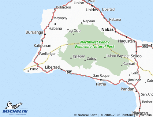MICHELIN Paz map - ViaMichelin