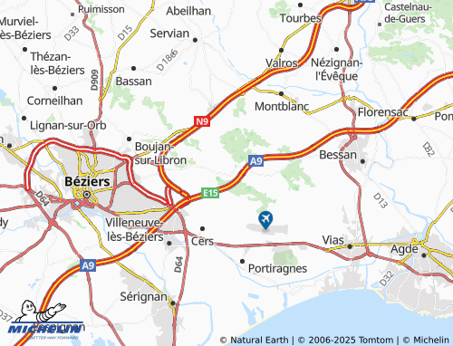 Carte MICHELIN Saint-Bauzille - ViaMichelin