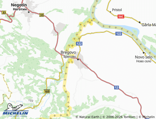 Mappa MICHELIN Bregovo - ViaMichelin
