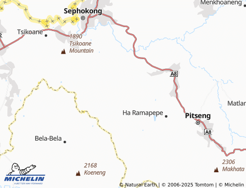 MICHELIN Ha Ntsu map - ViaMichelin