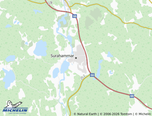 Carte MICHELIN Surahammar - ViaMichelin