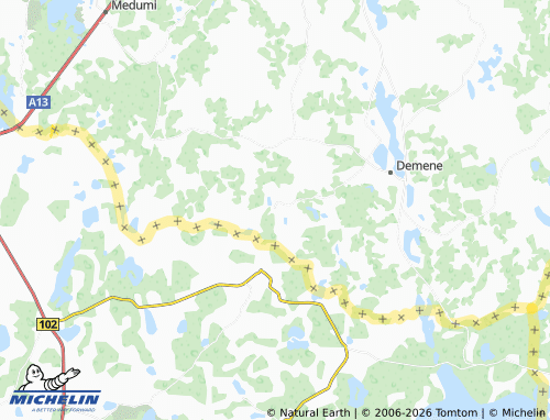 Mapa MICHELIN Zemgale - ViaMichelin