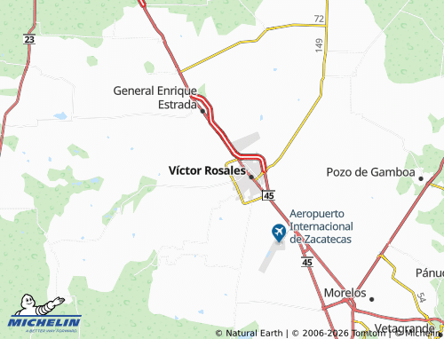 MICHELIN Popular Lomas de Calera Segunda Sección map - ViaMichelin