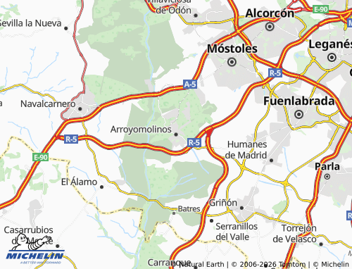 MICHELIN Arroyomolinos map - ViaMichelin