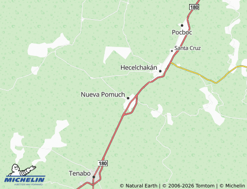 Mapa MICHELIN Pueblo Nuevo - ViaMichelin