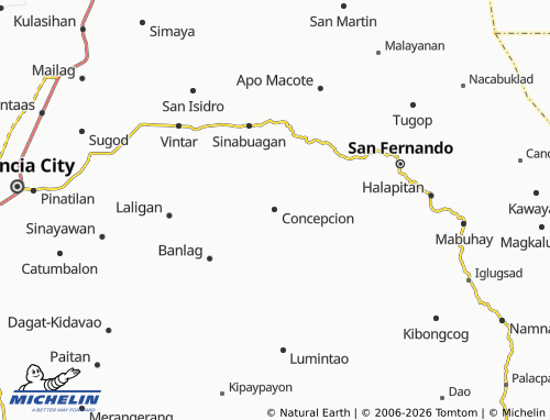 MICHELIN Concepcion map - ViaMichelin