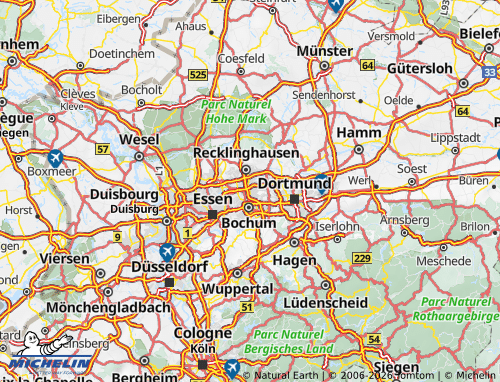 MICHELIN Herne map - ViaMichelin