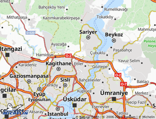 Mapa MICHELIN Konaklar - ViaMichelin