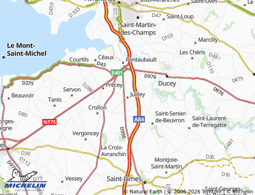 Kaart MICHELIN Juilley - ViaMichelin