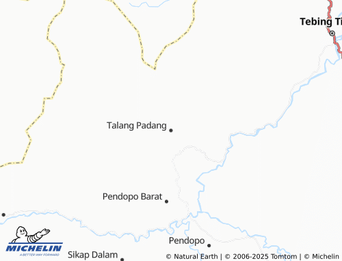 MICHELIN Talang Padang map - ViaMichelin