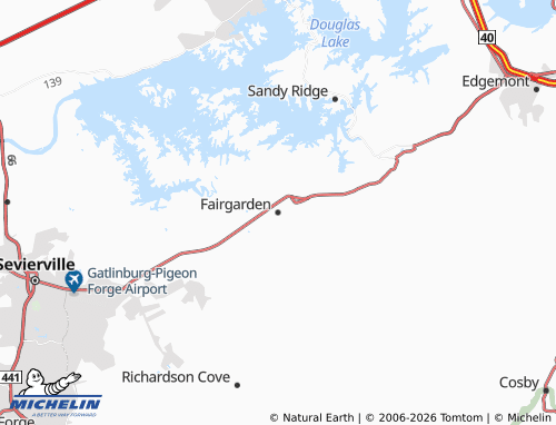 Mapa MICHELIN Fairgarden - ViaMichelin