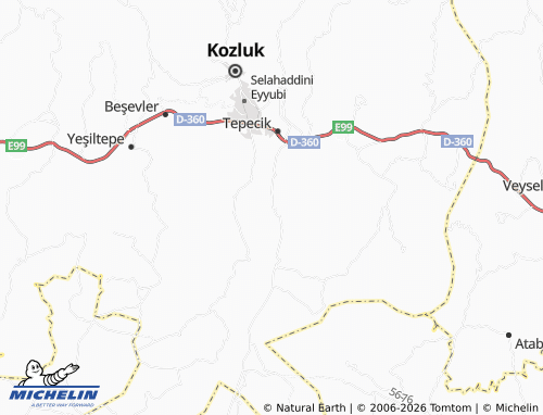 MICHELIN-Landkarte Çayönü - ViaMichelin