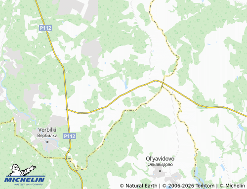 Carte MICHELIN Pavlovichi - ViaMichelin