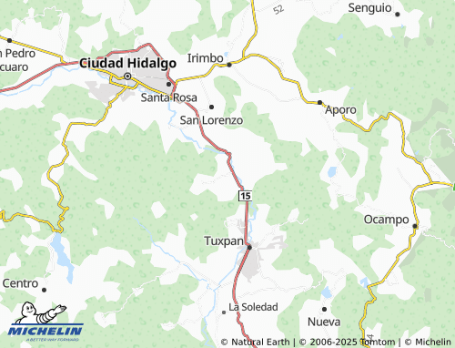 MICHELIN Turundeo map - ViaMichelin