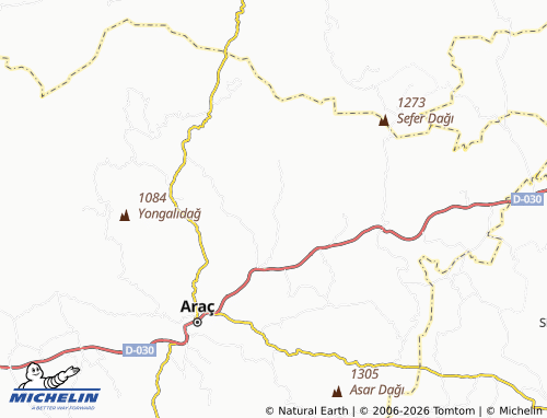 MICHELIN Tuzaklı map - ViaMichelin