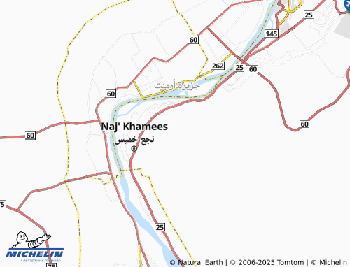 Carte MICHELIN Naj' al-Fatateeh - ViaMichelin