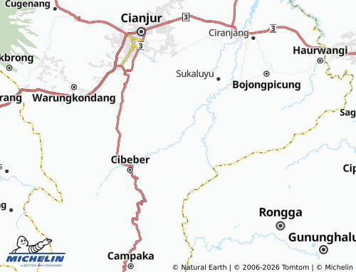 Carte MICHELIN Cibaregbeg - ViaMichelin