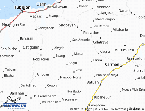 MICHELIN Maitum map - ViaMichelin