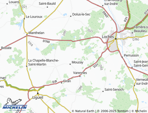 Carte MICHELIN Le Cep - ViaMichelin